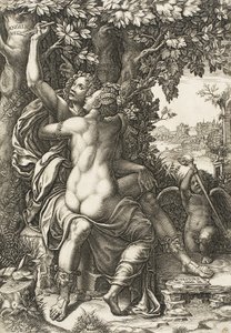 Angélica e Medoro, c.1570 de Giorgio Ghisi