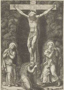Crucificação de Cristo de Giorgio Ghisi