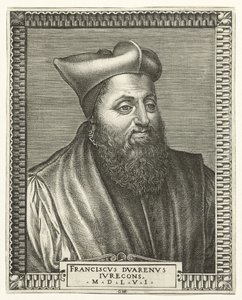 Retrato de François Duaren, professor de direito na Universidade de Bourges de Giorgio Ghisi