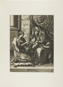 O Casamento Místico de Santa Catarina de Giorgio Ghisi
