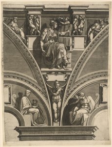 A Sibila Eritreia de Giorgio Ghisi after Michelangelo