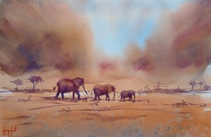 Viagem de um elefante africano de Giorgio Gosti