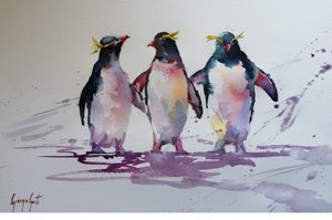 Amigos Pinguins Brincalhões de Giorgio Gosti
