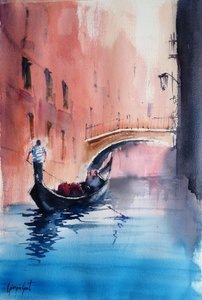 Passeio de gôndola em Veneza de Giorgio Gosti