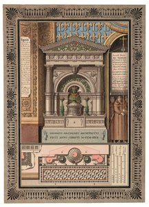 Um dos três projectos para o túmulo de Louis-Charles d