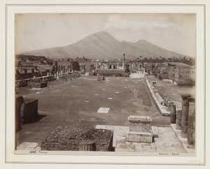 Vista do fórum de Pompeia