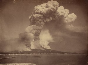 Monte Vesúvio, ativo, 1872