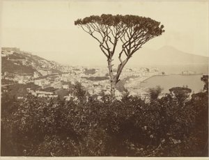Nápoles, panorama do Vomero de Giorgio Sommer