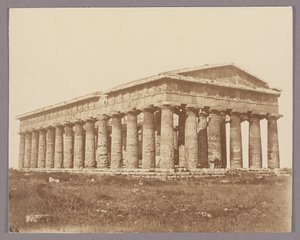 Paestum: O templo de Poseidon de Giorgio Sommer