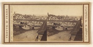 Ponte Velha a partir dos Uffizi, (Florença) de Giorgio Sommer