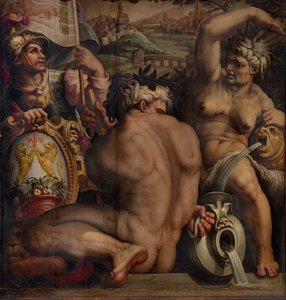 Alegoria de Casentino, 1563-1565 de Giorgio Vasari