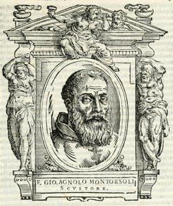 Retrato de Giovanni Angelo Montorsoli, Vasari 1568 de Giorgio Vasari