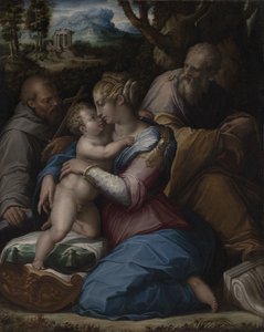 A Sagrada Família com São Francisco de Giorgio Vasari