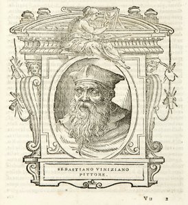 Milão, Biblioteca Braidense, Vite de piv excellent, Giorgio Vasari 1568, Sebastian Viniziano de Giorgio Vasari