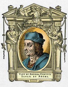 Retrato de Jacopo Sansovino de Giorgio Vasari