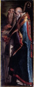 Santos Benedito e Romualdo (óleo sobre tela de Giorgio Vasari