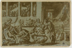 Estudo para a Alegoria do Nascimento de Giorgio Vasari