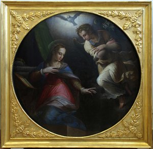 A Anunciação, 1570-1571 de Giorgio Vasari