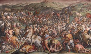 A Batalha de Marciano em Val di Chiana, 1570-1571