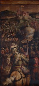 A captura da fortaleza de Monastero, 1563-1565 de Giorgio Vasari