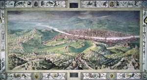 O cerco de Florença de Giorgio Vasari
