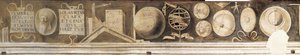 A ciência aplicada. Frieze na Casa Pellizzari, c. 1500 de Giorgione da Castelfranco