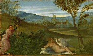 Leda e o cisne, c. 1500