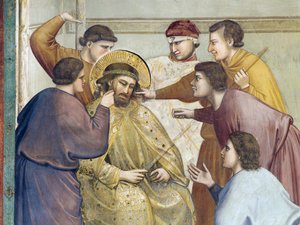 Flagellation of Christ, Detail from Life and Passion of Christ, de Giotto de Giotto (c.1266 1337)