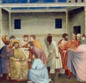 Flagellation of Christ, Detail from Life and Passion of Christ, de Giotto de Giotto (c.1266 1337)