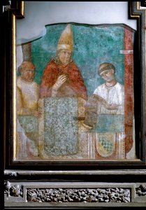 O Papa Bonifácio VIII declara o Jubileu do Ano 1300 (Fresco de Giotto (c.1266 1337)