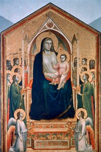 Madonna e Criança Entronizada, c1300-1303 de Giotto di Bondone