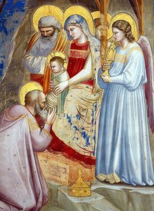 A adoração dos reis. Detalhe. 1305 de Giotto di Bondone