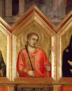 São do detalhe de Polyptych de St. Reparata de 66557 painel ver também 66558-66568 de Giotto di Bondone