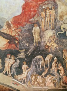 O último julgamento, detalhe do condenado, 1303-05 (ver também 65227) de Giotto di Bondone