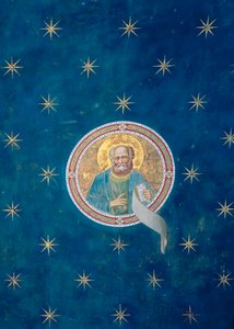 O Profeta Malaquias, do cofre do teto, c.1305 de Giotto di Bondone
