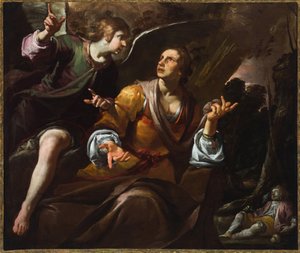 Hagar and the angel, c.1640 (óleo sobre tela)