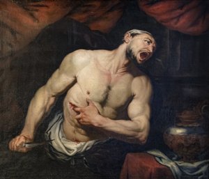 O suicídio de Catão de Giovan Battista Langetti