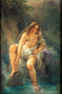 O banhista, de Giovanni Carnovali conhecido como The Piccio (1804-1873)
