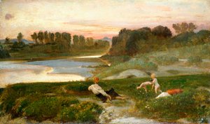 À noite na fazenda, Giovanni, conhecido como Nino Costa (1826-1903).