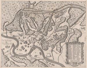 Espelho da Magnificência Romana: Roma Antiga e suas Colinas, do Oeste, 1582., 1582