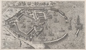 Porto de Roma, 1581 de Giovanni Ambrogio Brambilla