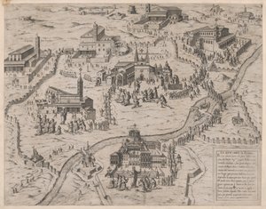 Speculum Romanae Magnificentiae: As Sete Igrejas de Roma Le Sette Chiese di Roma, 1575., 1575. de Giovanni Ambrogio Brambilla.