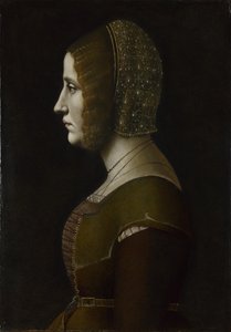 Retrato de uma mulher de perfil, c. 1495