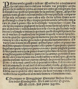 Espécime de Lauori ..., página 14 verso, 1 de agosto de 1532