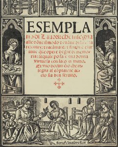 Espécime de Lauori ..., página de rosto, 1º de agosto de 1532