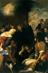 Milagre de pedreiro, por Giovanni Andrea De Ferrari (1598-1669)