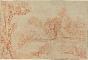Paisagem Clássica de Giovanni Angelo Canini