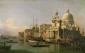 Uma visão da Dogana e Santa Maria della Salute