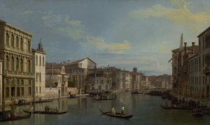 O Grande Canal de Veneza do Palazzo Flangini ao Campo San Marcuola, c.1738