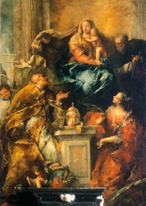 Ferri Altarpiece , c. 1755 (óleo sobre tela)